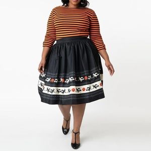 Unique Vintage Halloween skirt